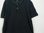 Vorschaubild 3 von Herren Poloshirt Kurzarm Schwarz Gr. L 100% Baumwolle