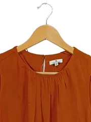 Vorschaubild 2 von Damen Bluse Top ärmellos Gr. 34/XS Orange Viskose