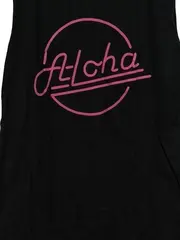 Vorschaubild 2 von Mädchen Top Tanktop Aloha Gr. 152/14 Schwarz Pink