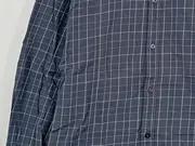 Vorschaubild 5 von Herren Freizeithemd Slim Fit Kariert Blau Gr. L Baumwolle