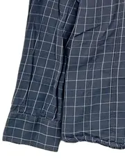 Vorschaubild 4 von Herren Freizeithemd Slim Fit Kariert Blau Gr. L Baumwolle