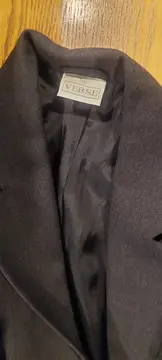 Vorschaubild 5 von Damen Blazer Gr. 40 Grau Nadelstreifen Wolle Business Elegant