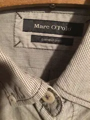 Vorschaubild 5 von Herren Freizeithemd Gr. 40/L Grau Gestreift Langarm Baumwolle