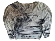 Vorschaubild 4 von Edition Damen Strickjacke Gr. 44/XXL Landschaft Print