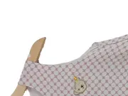 Vorschaubild 2 von Kinder Kleid mit Knopf im Ohr Gr. 122 Rosa Punkte