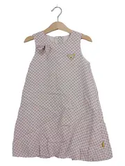 Vorschaubild 1 von Kinder Kleid mit Knopf im Ohr Gr. 122 Rosa Punkte