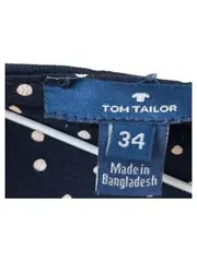 Vorschaubild 3 von Damen Kleid Punkte Navy Blau Gr. 34 XS Freizeitkleid