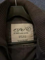 Vorschaubild 4 von Damen Steppjacke Gr. 40/L Grau Kariert Winterjacke Gürtel