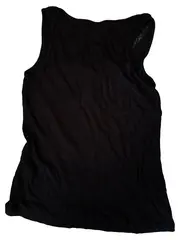 Vorschaubild 2 von Damen Top Gr. M Schwarz Spitze Knopfleiste Viskose NEU