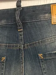 Vorschaubild 5 von Damen Slim Fit Jeans Destroyed Look Blau Gr. 42 W33