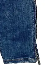 Vorschaubild 3 von Damen Slim Fit Jeans Destroyed Look Blau Gr. 42 W33