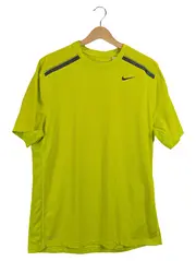 Vorschaubild 1 von Herren Sport T-Shirt Gr. 50/L Gelb Dri-Fit Laufshirt Fitness Gym Kurzarm
