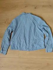 Vorschaubild 2 von Hemdbluse Damen Baumwolle Gestreift Blau Gr. 38 M