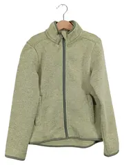 Vorschaubild 1 von TCM Fleecejacke Kinder Gr. 134/140 Grün Meliert Outdoor
