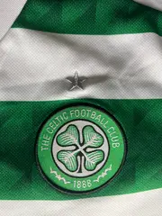 Vorschaubild 2 von Celtic FC Fußball Trikot Herren 52/XL Grün Weiß Gestreift Kurzarm