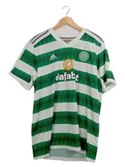 Vorschaubild 1 von Celtic FC Fußball Trikot Herren 52/XL Grün Weiß Gestreift Kurzarm