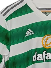Vorschaubild 3 von Celtic FC Fußball Trikot Herren 52/XL Grün Weiß Gestreift Kurzarm