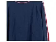 Vorschaubild 4 von Damen Pullover Gr. M Blau Rot Streifen Baumwolle Langarm