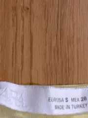 Vorschaubild 3 von Damen Top Tanktop Gelb Gr. S Basic Stretch Ärmellos