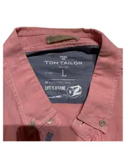 Vorschaubild 6 von Herren Kurzarm Hemd Rosa Gr. L Baumwolle Casual Button-Down