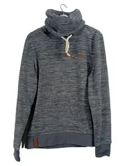 Vorschaubild 1 von Herren Pullover Gr. L Grau Meliert Schalkragen Casual