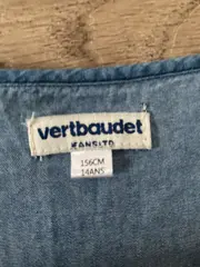 Vorschaubild 3 von Mädchen Jeans-Overall kurz Gr. 156/158 Blau Lyocell