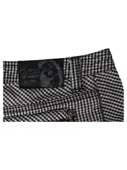 Vorschaubild 4 von Jeans Damen Shorts kariert Gr. W30/38 Stretch grau schwarz