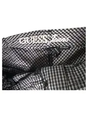 Vorschaubild 3 von Jeans Damen Shorts kariert Gr. W30/38 Stretch grau schwarz