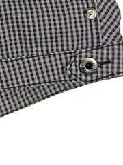 Vorschaubild 5 von Jeans Damen Shorts kariert Gr. W30/38 Stretch grau schwarz