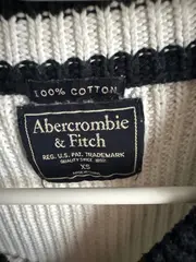 Vorschaubild 5 von Pullover Damen 34 XS Weiß Baumwolle Strickpullover Logo A