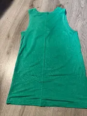 Vorschaubild 4 von Damen Tank Top Strass Logo Grün Gr. S 36 V-Ausschnitt