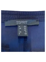 Vorschaubild 5 von Blusenkleid Damen Gr. 36/S Blau Hemdblusenkleid Gürtel