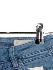 Vorschaubild 5 von Damen Jeansrock Gr. 26 Blau Minirock Casual