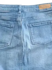 Vorschaubild 4 von Damen Jeansrock Gr. 26 Blau Minirock Casual