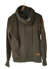 Vorschaubild 2 von Kapuzenpullover Hoodie Damen Gr. M Grau Meliert Casual Baumwolle