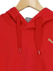 Vorschaubild 2 von Damen Hoodie Kapuzenpullover Rot Gr. M Sportlich Logo-Print