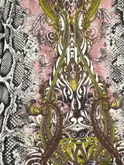 Vorschaubild 5 von Damen Bluse 3/4 Arm Animal Print Freizeit L 40 Mehrfarbig