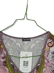 Vorschaubild 2 von Damen Bluse 3/4 Arm Animal Print Freizeit L 40 Mehrfarbig