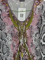 Vorschaubild 3 von Damen Bluse 3/4 Arm Animal Print Freizeit L 40 Mehrfarbig