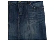 Vorschaubild 2 von Damen Jeansrock Gr. 38 Blau Denim Minirock Casual