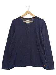 Vorschaubild 1 von EDC Herren Pullover Gr. 50/L Blau Casual Baumwolle Langarm