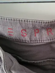 Vorschaubild 4 von Damen Shorts Gr. 38 Grau Baumwolle Stretch Casual Kurze Hose