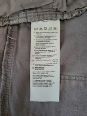 Vorschaubild 6 von Damen Shorts Gr. 38 Grau Baumwolle Stretch Casual Kurze Hose