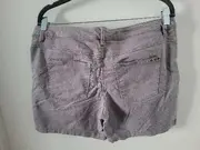 Vorschaubild 2 von Damen Shorts Gr. 38 Grau Baumwolle Stretch Casual Kurze Hose