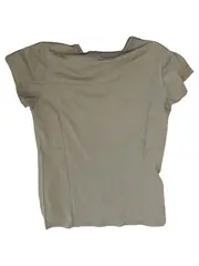 Vorschaubild 2 von Damen T-Shirt Gr. XL Oliv Baumwolle Logo-Print Casual