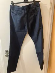 Vorschaubild 2 von Chino Cargohose Herren Blau Baumwolle Casual Gr. W32/48