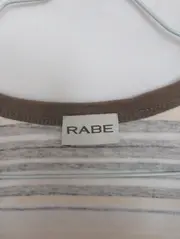 Vorschaubild 3 von Damen T-Shirt Gr. 42/XL Gestreift Gelb Baumwolle Kurzarm