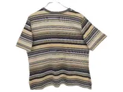 Vorschaubild 2 von Damen T-Shirt Gr. 42/XL Gestreift Gelb Baumwolle Kurzarm