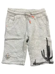 Vorschaubild 2 von Shorts Kaktus Print Sweat Jogginghose Kinder Grau Gr. 116