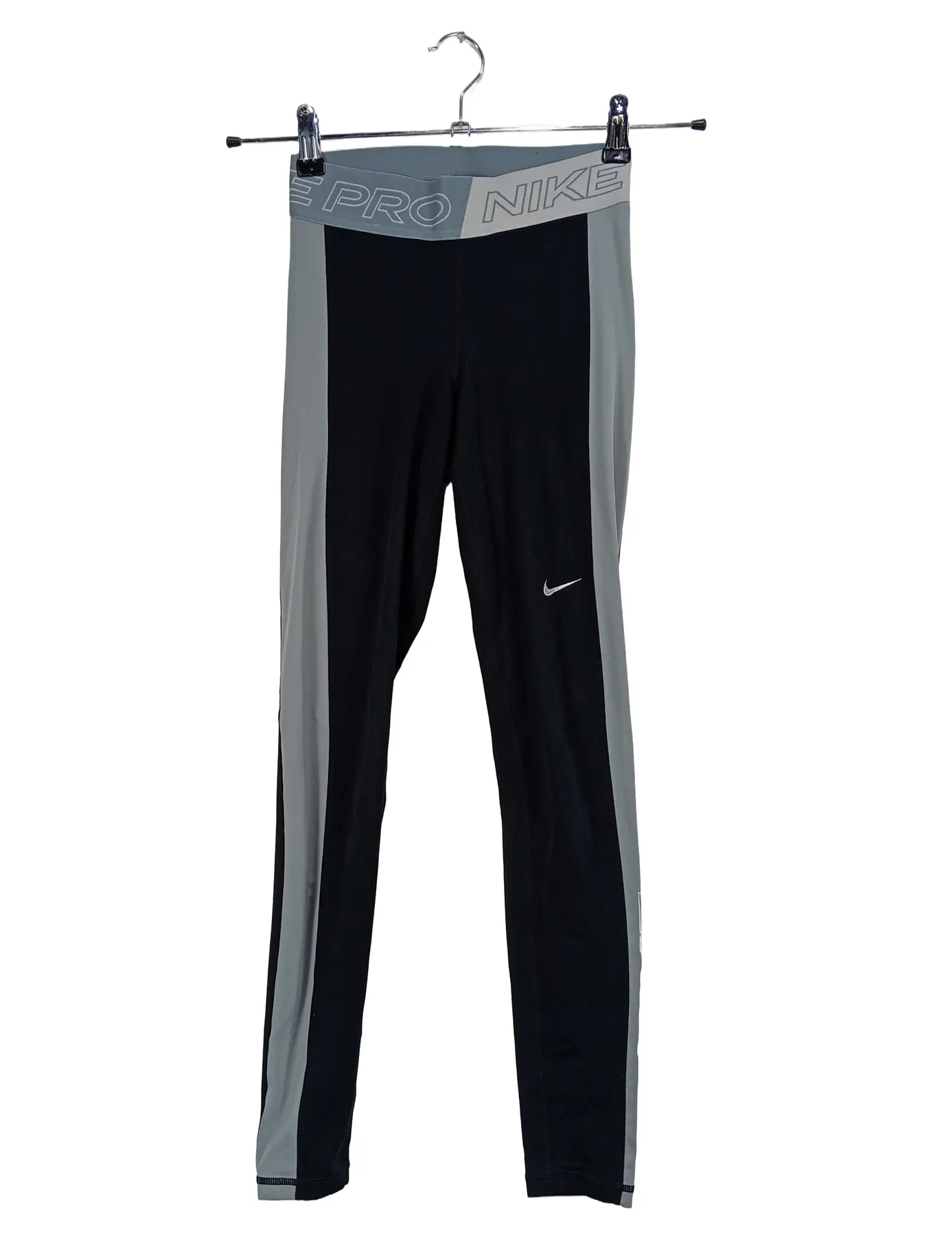 NIKE Pro Damen Leggings Sport Hose Tight Polyester Schwarz Gr. XS